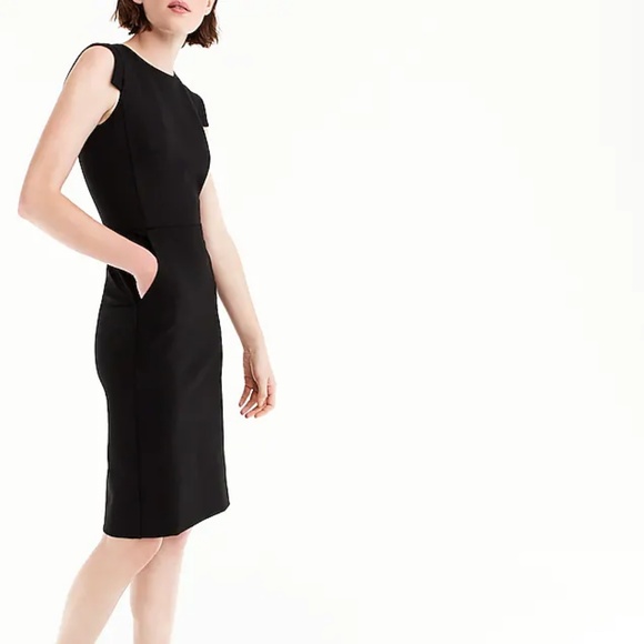 J. Crew RÉSUMÉ DRESS IN STRETCH PONTE - Picture 2 of 8